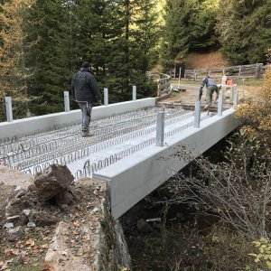 Sanierung der Brücke in Gissmann (2017)